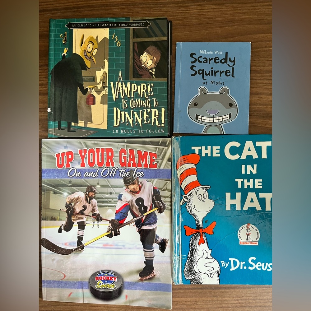 Kids book bundle Dr Seuss Cat in the Hat plus other young readers books
